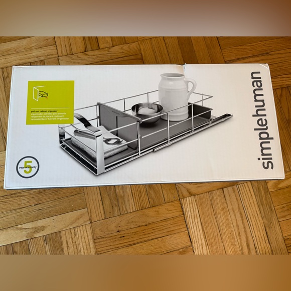 Simplehuman Silver Steel Dish Organizer - Picture 1 of 3